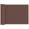 vidaXL Balkon Privacy Scherm 180 x 200 cm Stof met PU-coating Bruin