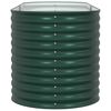 vidaXL Verhoogde plantenbak Groen 240 x 80 x 81 cm Staal