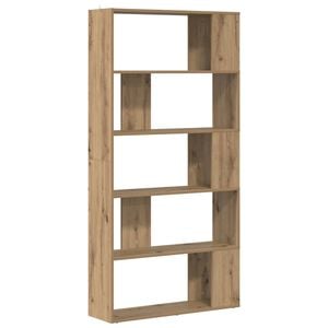 vidaXL Boekenkast 80 x 24 x 159 cm Bewerkt hout Artisan Eiken