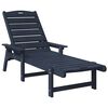 vidaXL Tuin Lounge Meubels 2 pcs Marineblauw 53 x 195.5 x 30cm