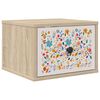 vidaXL Wandkastje MAINZ Sonoma Eiken 36 x 33 x 25 cm Bewerkt hout