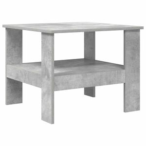 vidaXL Salontafel Beton Grijs 57 x 55 x 45 cm Bewerkt hout