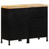 vidaXL Dressoir met 6 lades ruw mangohout