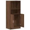 vidaXL Keukenkast 57x41,5x131,5 cm bewerkt hout bruin eikenkleurig