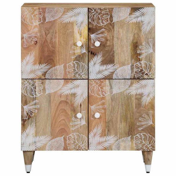 vidaXL Dressoir 60x33,5x75 cm massief mangohout