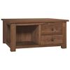 vidaXL Salontafel 68x68x33 cm massief teakhout