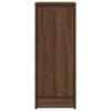 vidaXL Dressoir 29,5x34x76 cm bewerkt hout bruin eikenkleurig