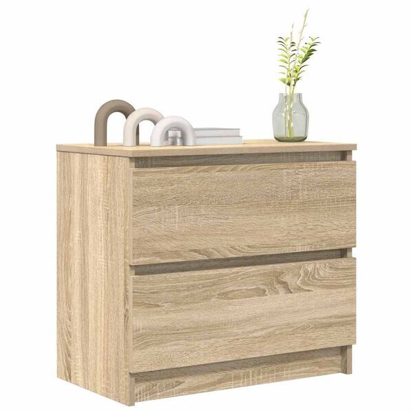 vidaXL Tv-meubel 60x35x54 cm bewerkt hout sonoma eikenkleurig