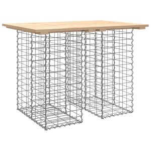 vidaXL Tuintafel schanskorfontwerp 100x70x72 cm massief grenenhout