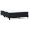 vidaXL Boxspring zonder matras fluweel zwart 140x210 cm