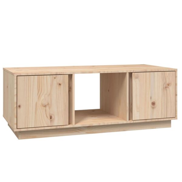 vidaXL Salontafel 110x50x40 cm massief grenenhout