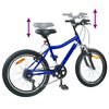 vidaXL Kinderfiets 20 Inch 6-Speed voor 6-11 jaar oud Donkerblauw