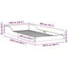 vidaXL Bedframe Wasbruin 100 x 200 cm Massief grenenhout