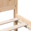 vidaXL Bedframe Bruin 140 x 200 cm Massief grenenhout