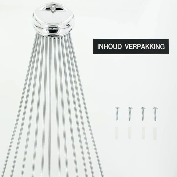 Sealskin Douchegordijnstang Umbrella hoekmodel chroomkleurig