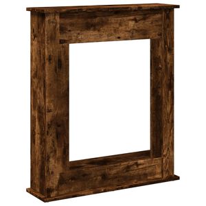 vidaXL Haardombouw 75x20x87,5 cm bewerkt hout gerookt eikenkleurig