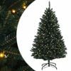 vidaXL Kunstmatige Inklapbare Kerstboom 120 cm 150 LED's Warmwit PVC