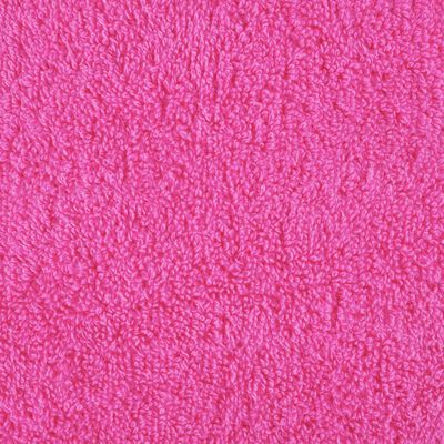 vidaXL 8-delige Handdoekenset 600 g/m² 100% katoen roze