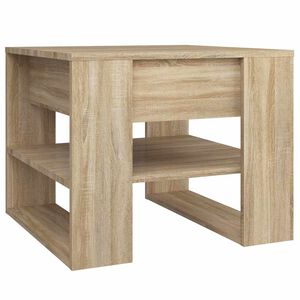 vidaXL Salontafel 55,5x55x45 cm bewerkt hout sonoma eikenkleurig
