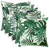 vidaXL Kussensloop 6 pcs HEERLEN Bladpatroon 45 x 45 cm Polyester