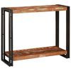vidaXL Wandtafel Multikleur 90 x 33 x 75 cm Massief Gerecycled Hout