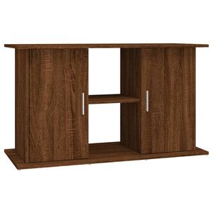 vidaXL Aquariumstandaard 101x41x58 cm bewerkt hout bruin eikenkleur