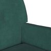 vidaXL Chesterfield Bank Donkergroen 112 x 65.5 x 75 cm Fluweel