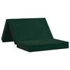 vidaXL Vouwbare Bankbed 100 x 67 x 45 cm Donkergroen