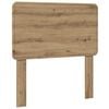 vidaXL Hoofdbord Artisan Eiken Bewerkt hout