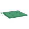 vidaXL Tuinstoelkussens 2 st 50x50x4 cm oxford stof groen