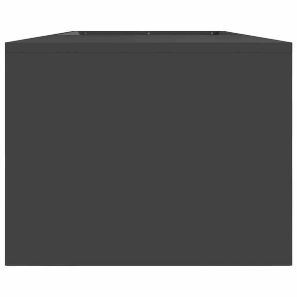 vidaXL Vuurkorf Zwart 160 x 45 x 35 cm Staal