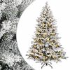 vidaXL Kunstmatige Inklapbare Kerstboom 150 cm 150 LED's Warmwit