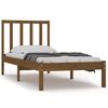 vidaXL Bedframe massief grenenhout honingbruin 90x190 cm