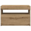vidaXL Tv-meubels met LED 2 st bewerkt hout artisanaal eiken