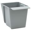 vidaXL Bloembakken voor Euro-pallets 12 st Lichtgrijs 14 x 9 x 9,5 cm