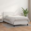 vidaXL Boxspring met matras kunstleer wit 80x200 cm