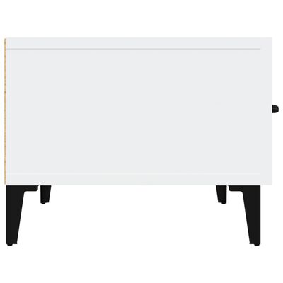 vidaXL Tv-meubel 150x34,5x30 cm bewerkt hout wit