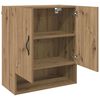 vidaXL Wandkast Artisan Eiken 60 x 31 x 70 cm Bewerkt hout
