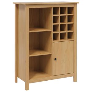 vidaXL Wijnkast HILL Honingbruin 79.5 x 40 x 107.5 cm