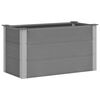vidaXL Plantenbak verhoogd 100x50x54 cm HKC grijs