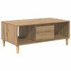vidaXL Salontafel Artisan Eiken 90 x 50 x 26.5 cm Bewerkt hout
