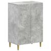 vidaXL Schoenenkast ARNHEM 59,5 x 39,5 x 90 cm Bewerkt hout Betongrijs