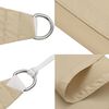 vidaXL Zonnescherm vierkant 5x5 m oxford stof beige