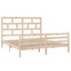 vidaXL Bedframe massief hout 180x200 cm