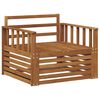 vidaXL 2 st Tuinbank Naturel