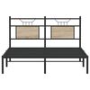 vidaXL Bedframe zonder matras hout sonoma eikenkleurig 140x190 cm