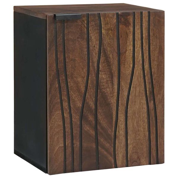 vidaXL Badkamertenk te kast met plank Walnotenhout 38 x 33,5 x 48 cm