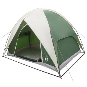vidaXL Camping Tent met Regenhoes Waterdicht 4-persoons Groen