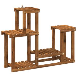 vidaXL Plantenstandaard Naturel 90 x 25 x 73 cm Massief Acaciahout