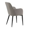 Venture Home Eetkamerstoelen 2 st Comfort polyester zwart en grijs
